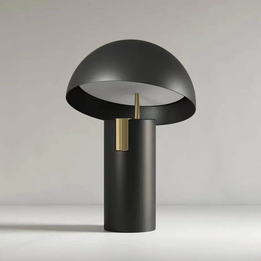 Audara-Scandinavian Simple Hotel Hall Restaurant Decorative Desk Light Creative Personalized Mushroom Shaped Metal Desk Lamp Living Room Study Bedroom Table Lamp Farmhouse Villa Lighting Fixture