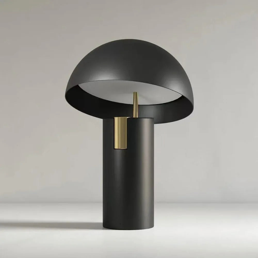 Audara-Scandinavian Simple Hotel Hall Restaurant Decorative Desk Light Creative Personalized Mushroom Shaped Metal Desk Lamp Living Room Study Bedroom Table Lamp Farmhouse Villa Lighting Fixture Dark