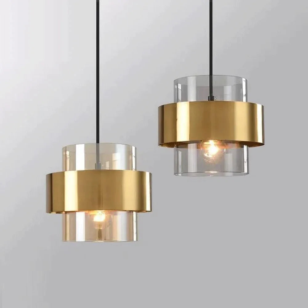 Audara-7-inch Minimalist Glass Pendant Lights Easily Complement Various Decor Styles and Can Be Installed in Bedrooms, Living Rooms, Dining Rooms, Kitchen Islands, Cafes, Offices, and More.