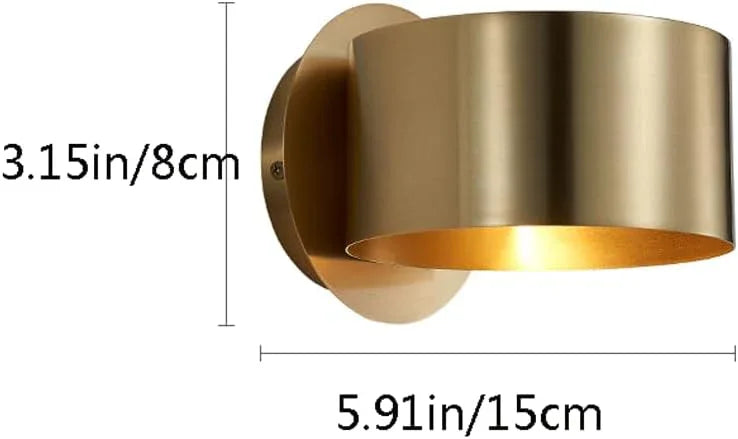 Audara-Creative Bedroom Bedside Wall Lamp Scandinavian Simple Metal Wall Lights American Industrial Style Decorative Sconces Aisle Corridor Entrance Mounted Lighting Fixture