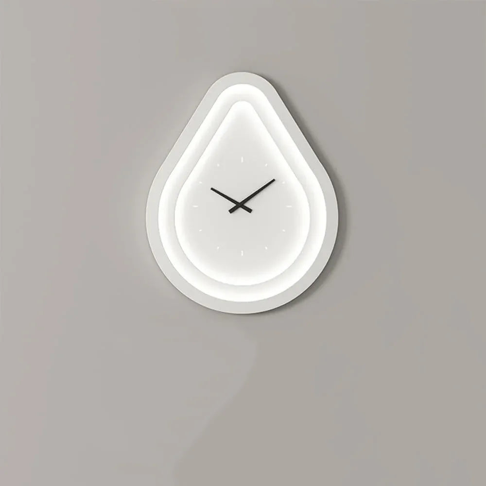 Audara-Modern Simple Clock Wall Lamp Children's Room Creative Background Wall Lights Cartoon Eye Protection Decorative Sconces Aisle Corridor Stairs Mounted Lighting Fixture