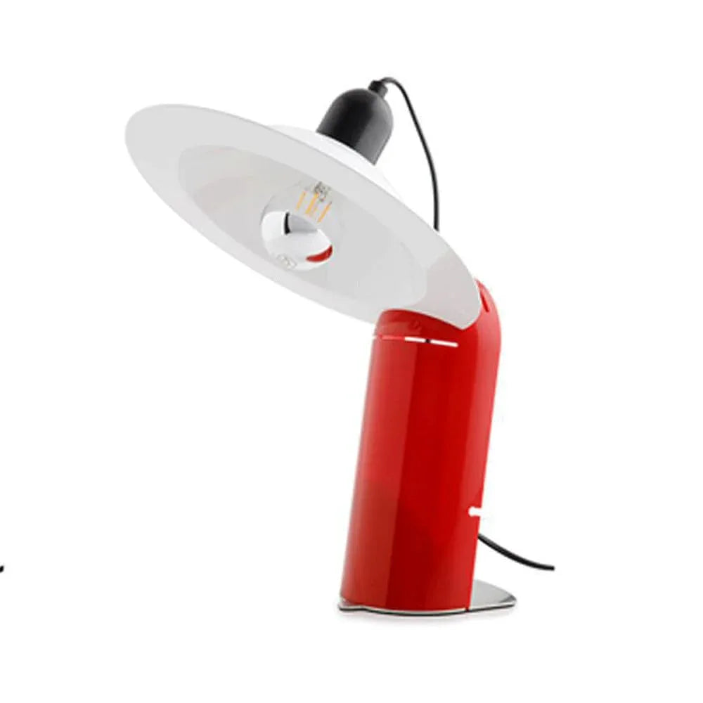 Audara-Creative Fashion Adjustable Study Office Desk Light Luxury Modern Metal Desk Lamp Living Room Sofa Beside Bedroom Bedside Table Lamp Coffee Shop B&B Hotel Front Desk Lighting Fixture Red