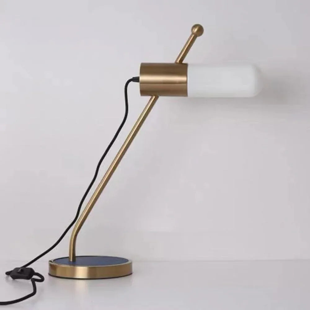 Audara-Modern Simple Study Room Model Room Background Wall Desk Light Personalized Creative Single Lamp Glass Desk Lamp B&B Warehouse Office Lighting Fixture Club Mall Hotel Front Desk Table Lamp