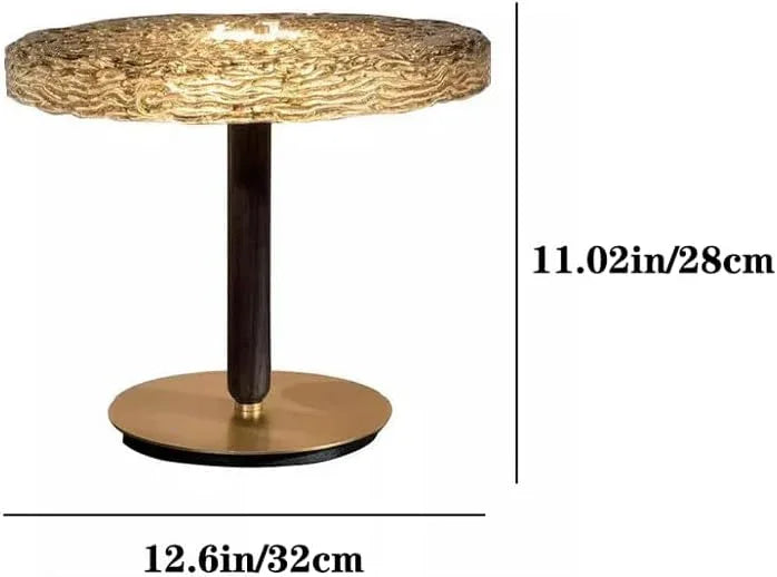 Audara-Postmodern Fashion Living Room Bedroom Study Desk Light Cosy Sofa Side Counter Bedside Desk Lamp Simple Striped Glass Table Lamp Cafe B&B Restaurant B&B Farmhouse Lighting Fixture