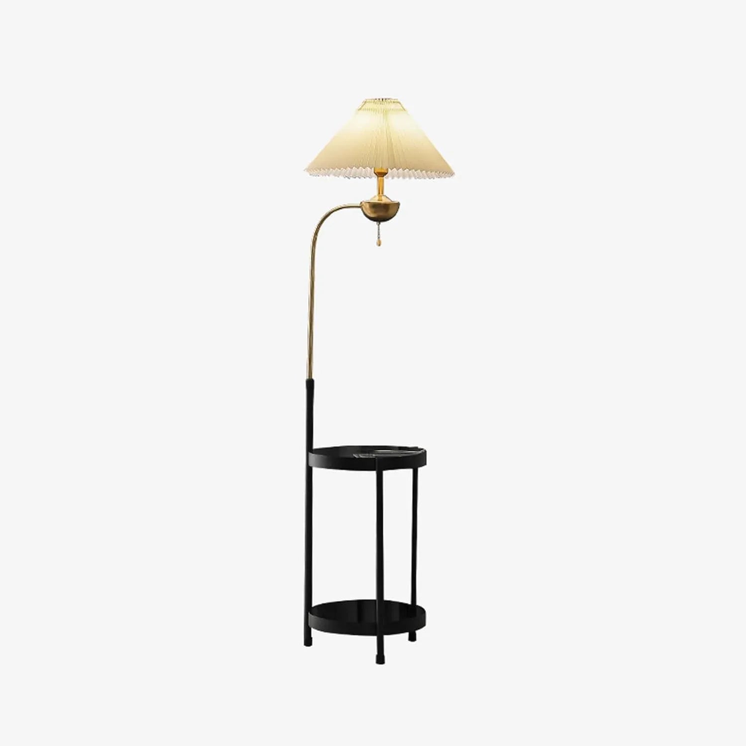 Audara-Creative Remote Control 3 Color Dimming E26 Living Room Floor Lamp Study Office Sofa Beside Standing LampH64in Metal Fabric Torchiere Villa Farmhouse B&B Lighting Fixture