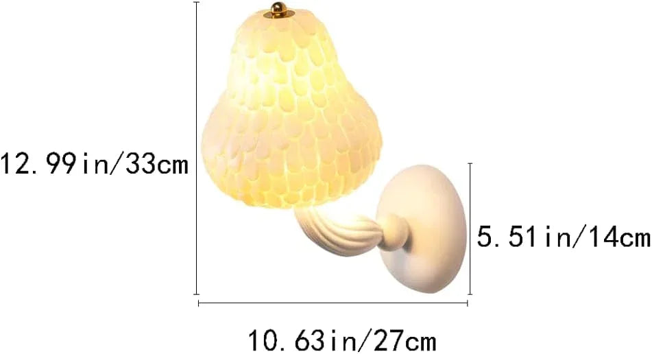 Audara-Modern Creativity Bedside Wall Lamp Bedroom Children's Room Decorative Wall Lights Study Art Resin Sconces Simple Aisle Corridor Mounted Lighting Fixture