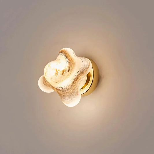 Audara-Superior Sense Bed Head Wall Lamp Simple Entryway Aisle Decorative Wall Lights Designer Starfish Glass Sconces Scandinavian Creative Art Mounted Lighting Fixture