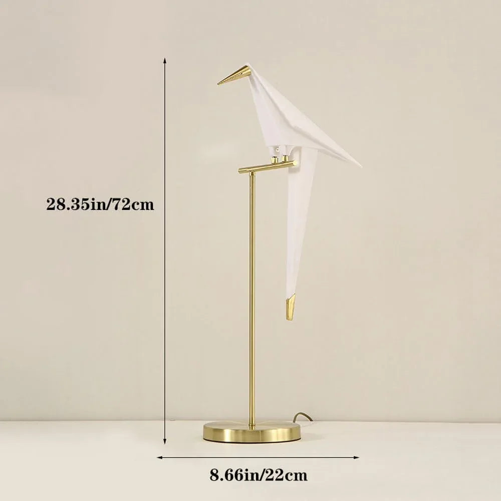 Audara-Postmodern Creative Study Office Desk Light Simple Art Bird-Shaped Metal Desk Lamp Bedroom Living Room Dormitory Table Lamp Apartment Cafe Western Restaurant Decoration Lighting Fixture