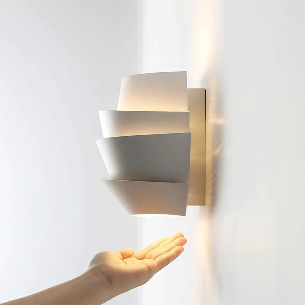 Audara-Postmodern Bedroom Bedside Wall Lamp Designer Simple Aisle Wall Lights Scandinavian Creative Living Room Sconces Study Background Wall Corridor Mounted Lighting Fixture