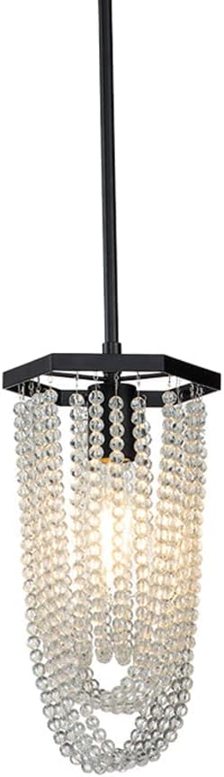 Audara-Crystal Pendant Light, A Modern and Understated Luxury Style 7-inch Pendant Lamp, Suitable for Various Lighting Scenarios Such As Bedrooms, Dining Rooms, Entryways, and Kitchen Islands