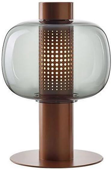 Audara-Simple Modern Living Room Bedside Desk Light Light Luxury Creative Sample Room Showcase Counter Desk Lamp Scandinavian Hardware Glass Lighting Fixture Farmhouse Coffee Shop Club Backdrop Table Lamp