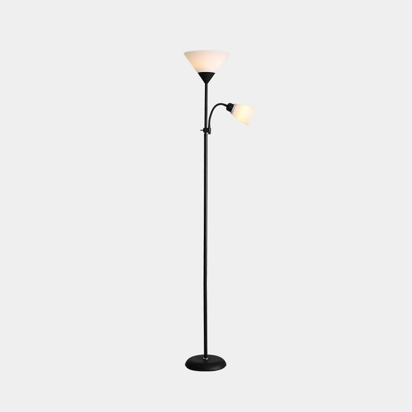 Audara-Modern Simple Metal Acrylic Floor Lamp 1/2 Light Source E26 H67’ Bedroom Living Room Sofa Beside Standing Lamp Restaurant Hotel Torchiere Farmhouse B&B Cafe Decoration Lighting Fixture