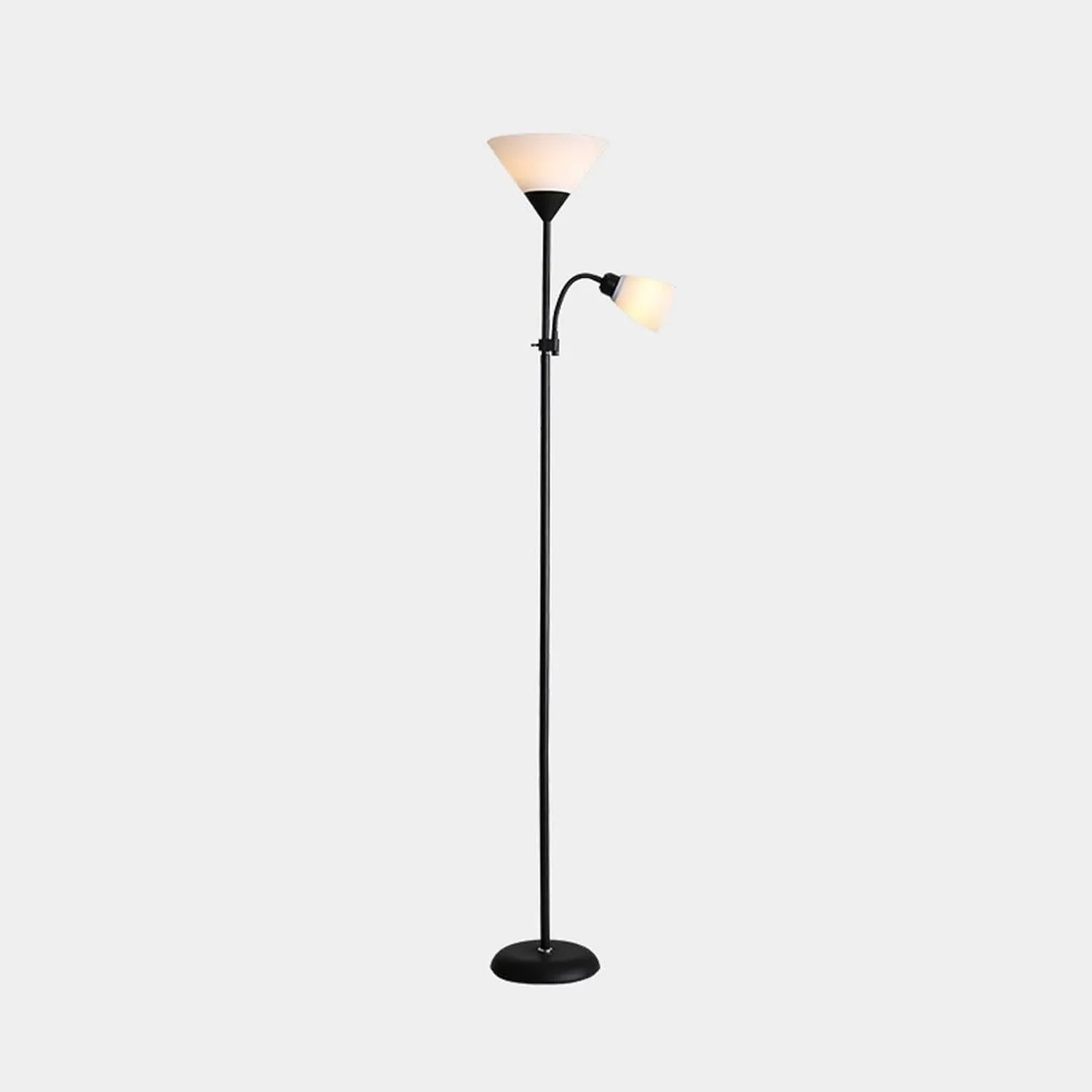 Audara-Modern Simple Metal Acrylic Floor Lamp 1/2 Light Source E26 H67’ Bedroom Living Room Sofa Beside Standing Lamp Restaurant Hotel Torchiere Farmhouse B&B Cafe Decoration Lighting Fixture
