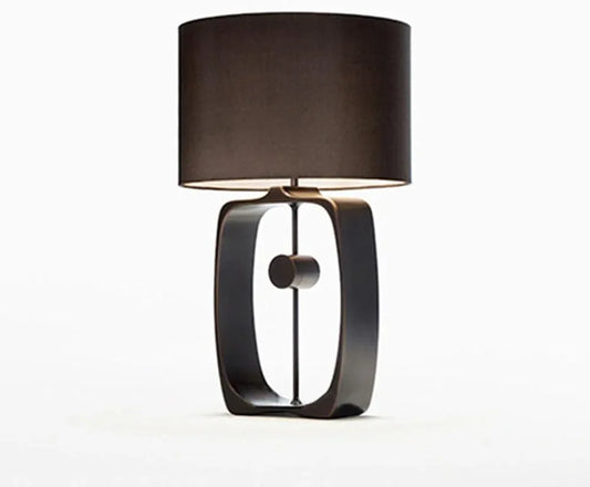 Audara-Scandinavian Simple Living Room Bedroom Desk Light Fashion Luxury Black Metal Desk Lamp Sample Room Showroom Kitchen Table Lamp Villa Mall Hotel Front Desk Coffee Shop Lighting Fixture