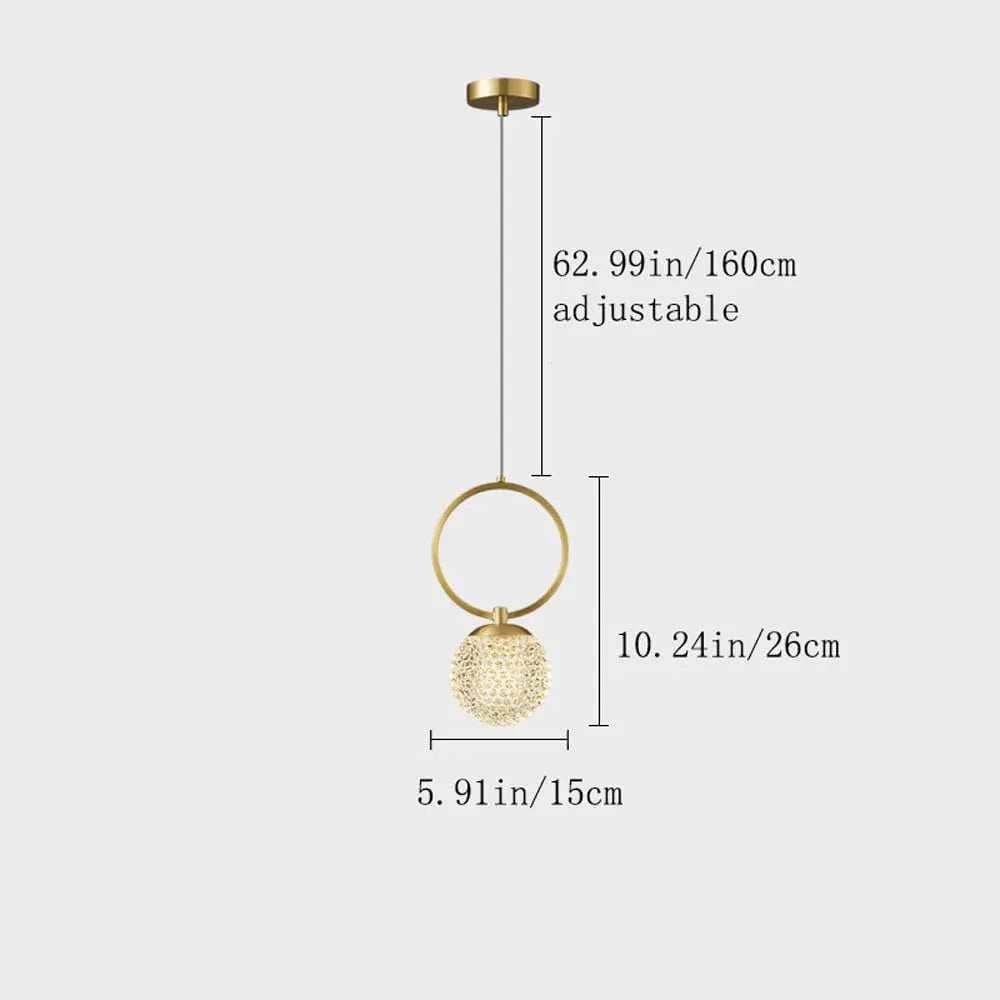 Audara-6-inch Pendant Light Fixtures, Decorative Lighting Fixtures, Suitable For Various Settings Including Bedrooms, Hotel Rooms, Entryways, Kitchen Islands, Etc. (Bohemian And European Minimalist St