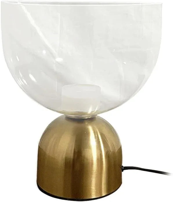 Audara-Italian Design Bedroom Bedside Desk Light Luxury Simple Transparent Glass Desk Lamp Corridor Window Living Room Sofa Side Table Lamp Cafe Hotel Front Desk Lounge Area Lighting Fixture