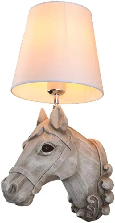 Audara-American Antique Creative Wall Lamp Restaurant Corridor Horse Head Wall Lights Personalized Backdrop Sconces French Designer Premium Mounted Lighting Fixture