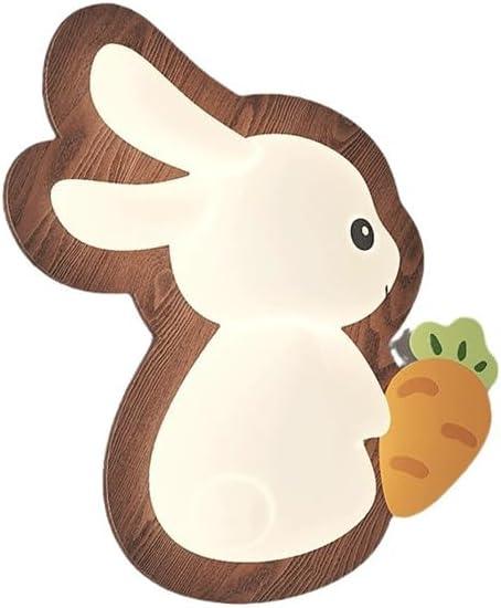 Audara-Nordic Log Full Spectrum Eye Protection Wall Lamp Cartoon Kids Bedroom Bedside Study Wall Lights 12in Living Room Corridor Entrance Wall Sconces Suitable For Welfare Home Kindergarten Lighting Fixture