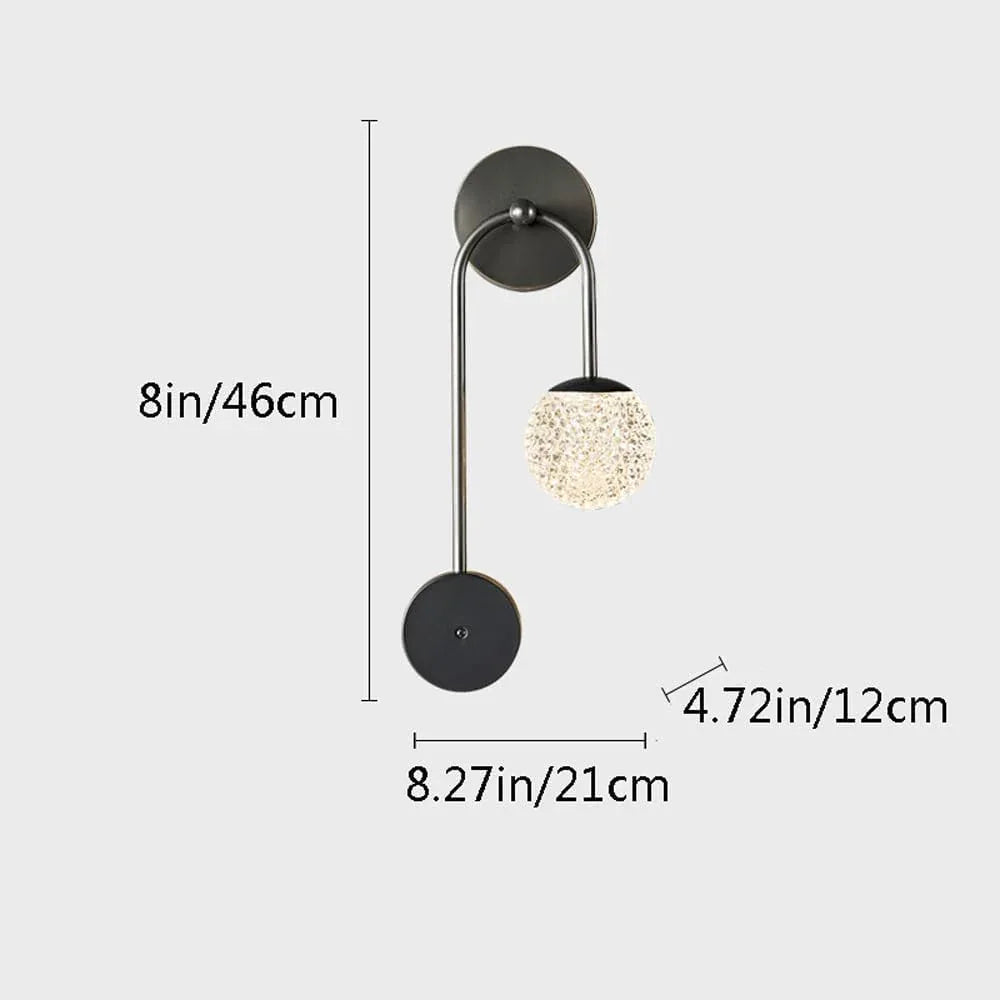 Audara-New Scandinavian Full Copper Wall Lamp Bedroom Bedside Wall Lights Creative Light Luxury Living Room Sconces Aisle Corridor Foyer Mounted Lighting Fixture
