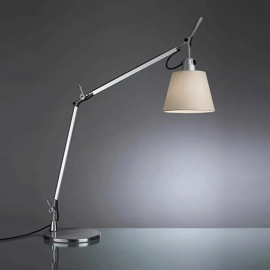 Audara-Modern Creative Foldable Study Room Desk Light Adjustable Angle Portable Hardware Fabric Desk Lamp Suitable for Hotel Guest Room Table Lamp Operating Table Nongjiale Tea House Lighting Fixture