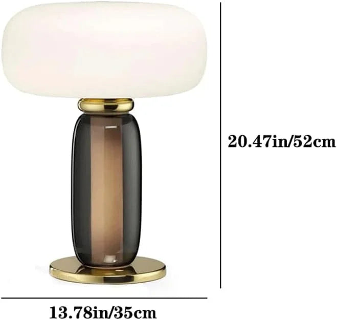 Audara-Modern Simple Bedroom Bedside Desk Light Luxury Living Room Office Study Room Desk Lamp Scandinavian Glass Table Lamp Cafe Hotel B&B Club Mall Farmhouse Restaurant Lighting Fixture