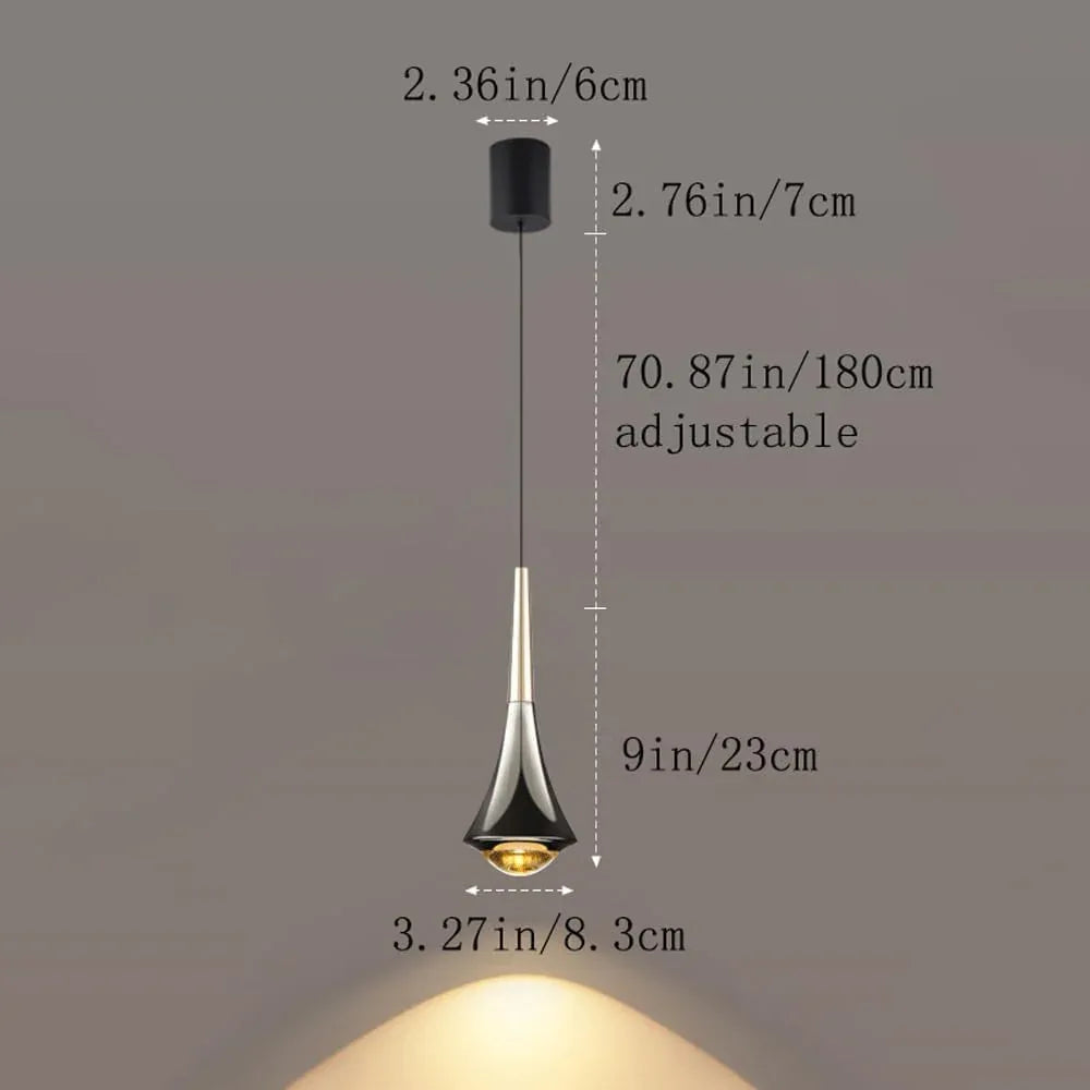 Audara-3-inch Minimalist Mini Chandelier Light Fixture, Bohemian Style, Suitable For Decorative Pendant Lights In Bedrooms, Bedside Tables, Hallways, Balconies, Living Rooms, Hotel Entryways, And Cafe