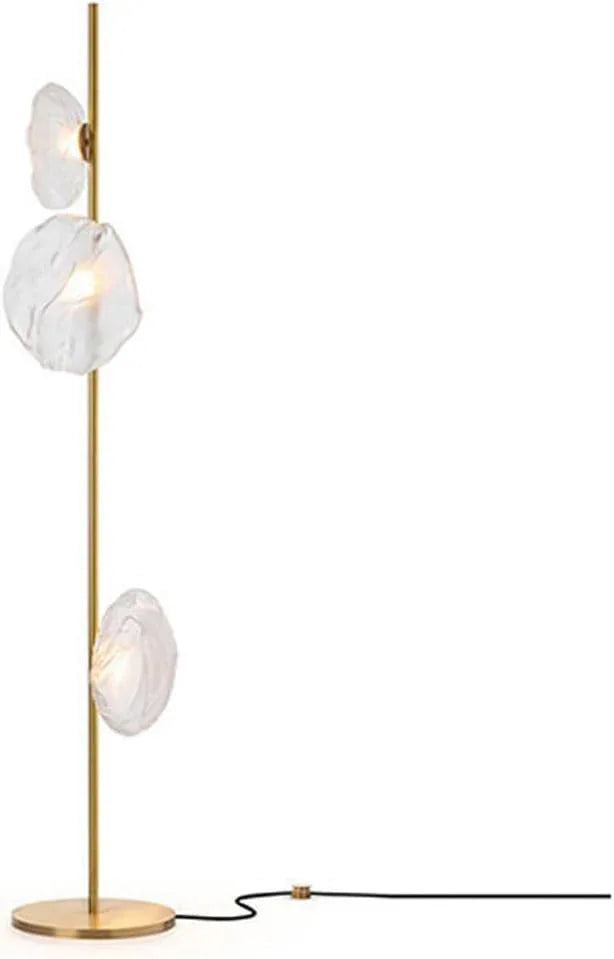 Audara-Italian Light Luxury Corridor Living Room Floor Lamp 3/6 Light Source Simple Bedroom Bedside Standing Lamp Office Backdrop Torchiere Showroom Villa Decoration Lighting Fixture