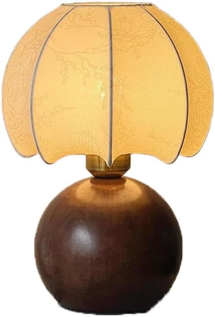 Audara-French Vintage Living Room Study Wall Cabinet Desk Light Warm Creative Fabric Solid Wood Desk Lamp Office Club Coffee Shop Model Room Table Lamp Villa Mall Front Desk Lighting Fixture