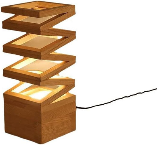 Audara-Creative Simple Bedroom Bedside Desk Light Romantic Warm Warm Flower Arrangement Wooden Desk Lamp Living Room Couch Background Wall Decoration Table Lamp Flower Shop Mall Lighting Fixture