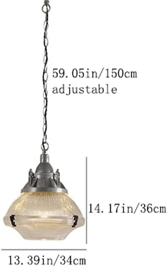 Audara-13-inch Industrial Style Crystal Pendant Light, Suitable for Decorative Pendant Lights in Tea Restaurants, Hallways, Balconies, Living Rooms, Hotel Entrances, and Cafes.
