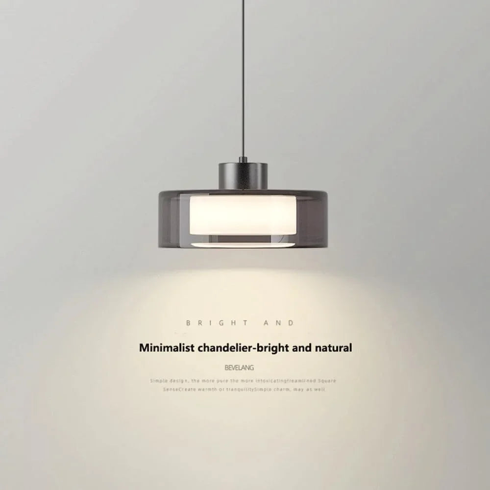 Audara-Italian Minimalist Bedside Pendant Lightled Handmade Creative Copper Bedroom Dressing Room Lighting Fixturese Tri-color Variable Light Glass Bar Chandeliers Scandinavian Hotel Living Room HangingLamp