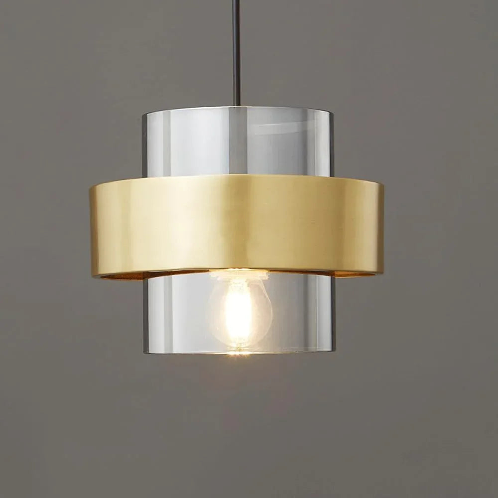 Audara-Glass Pendant Lights, 8 Inches in Diameter, Modern Minimalist Bohemian Style Decorative Lighting Fixtures Suitable for Various Spaces Such As Bedrooms, Hotel Entryways, and Cafes