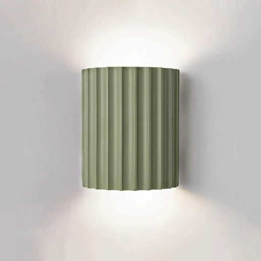 Audara-Macaron Matching Color G9 Lamp Base Resin Wall Lamp Modern Simple Bedroom Bedside Living Room Backdrop Wall Lights 5.51in Stairway Aisle Entryway Wall Sconces For Study Room B&B Lighting Fixture