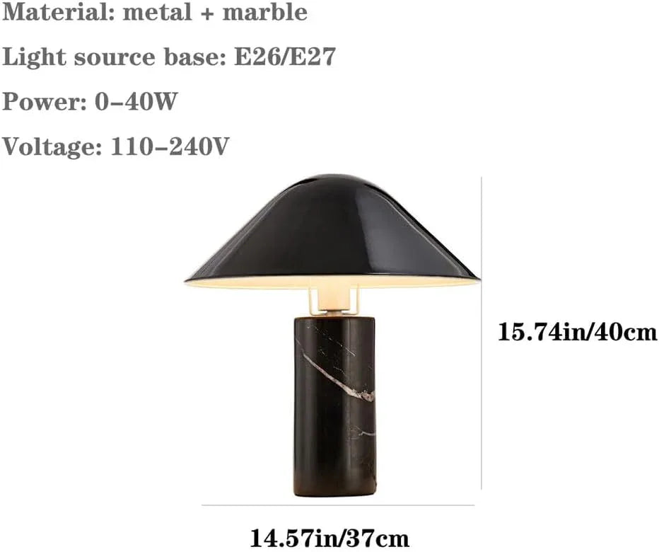 Audara-Postmodern Simple Marble Desk Light Light Luxury Living Room Counter Bedroom Desk Lamp Dining Room B&B Farmhouse Coffee Shop Lighting Fixture Model House Showroom Bedside Table Lamp