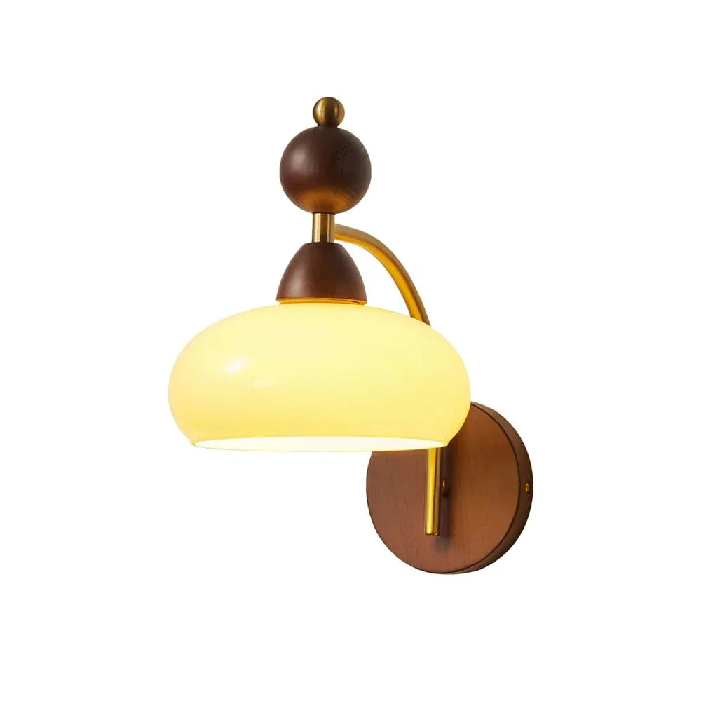 Audara-French Medieval Art Wall Lamp Wabi-Silent Cream Wind Backdrop Ambience Wall Lights Cartoon Bedroom Decor Sconces American Industrial Style Bedside Mounted Lighting Fixture Large
