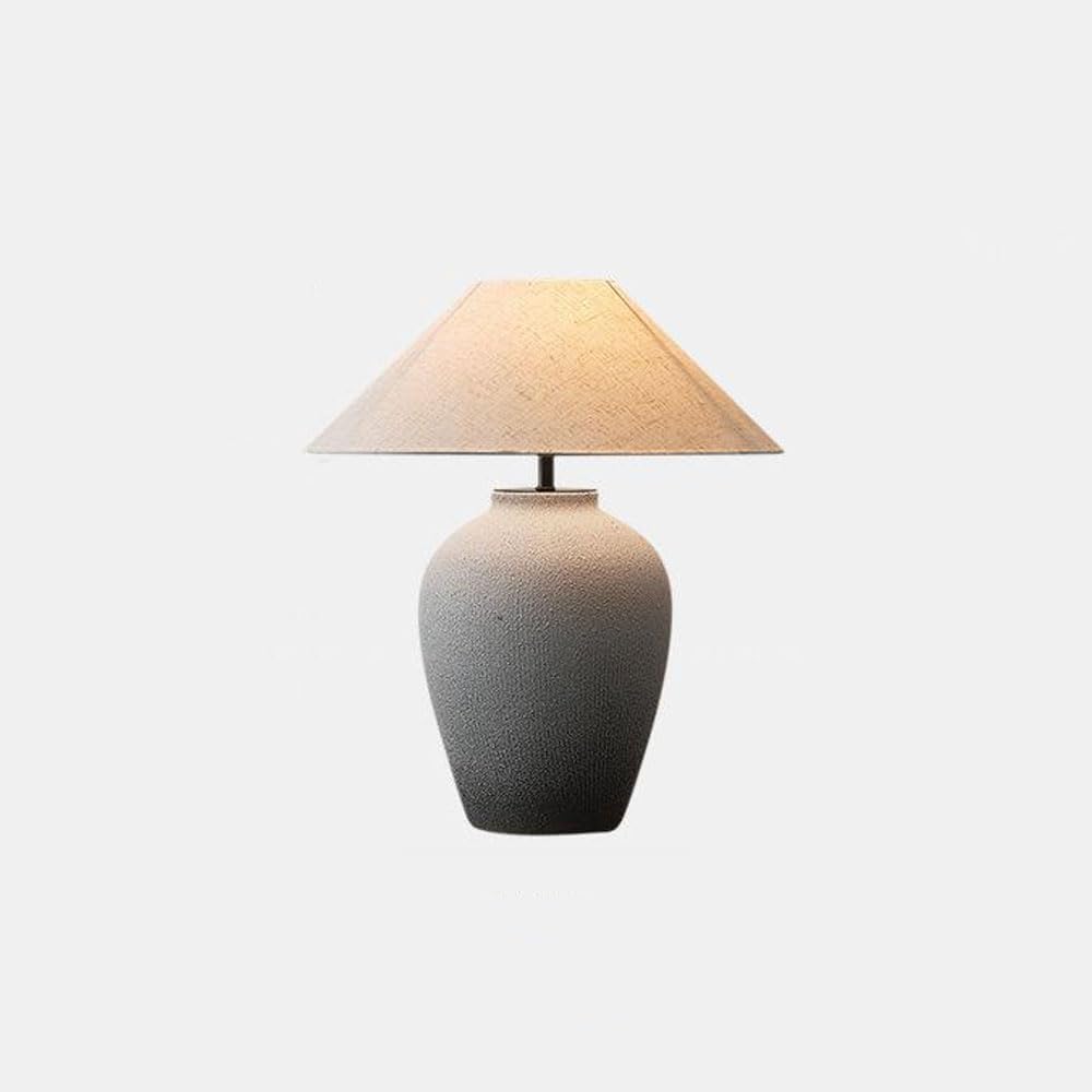 Audara-Chinese Vintage Farmhouse Rural Desk Light Light Luxury Elegant Pottery Jar Desk Lamp Hotel Front Desk Coffee Shop Restaurant Table Lamp Mall Villa Mall Front Desk Lighting Fixture