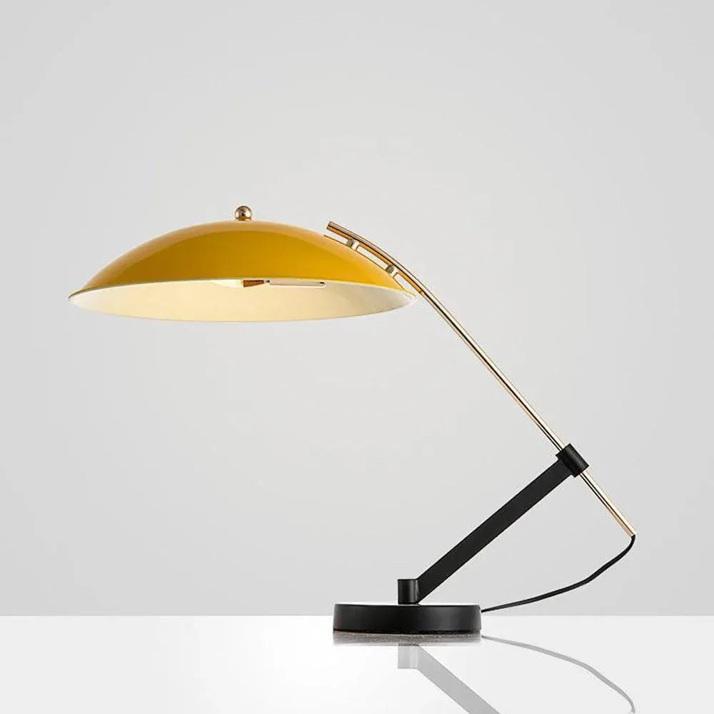 Audara-Postmodern Fashion Study Bedroom Desk Light Simple Creative Electroplating Hardware Desk Lamp Club Restaurant Coffee Shop Villa Lighting Fixture Office Living Room Decoration Table Lamp