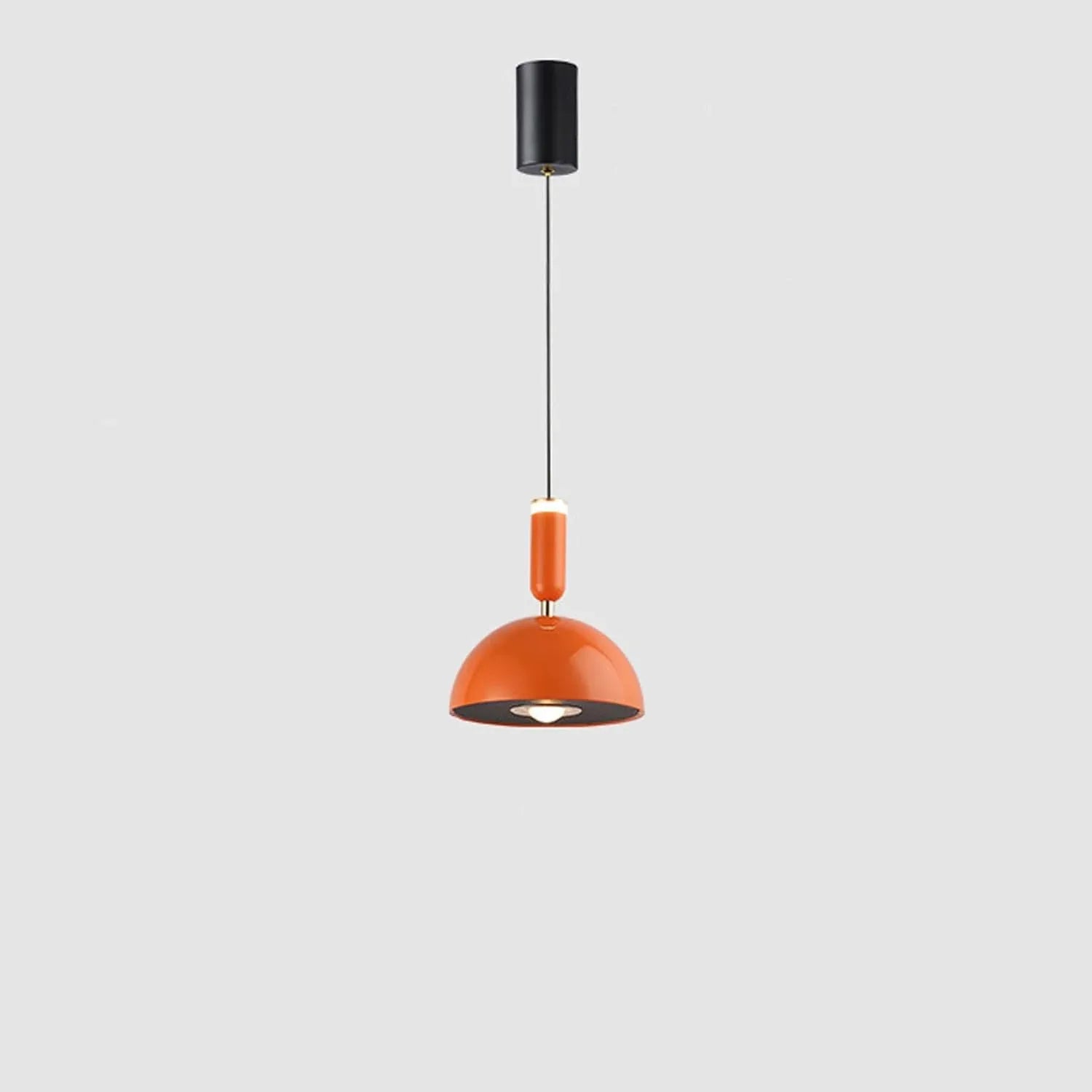 Audara-Premium Feeling Acrylic Aluminum Pendant Light Liftable Hovering Bedside Small Hanging Lamp White Single Head LEDChandeliers Study Living Room Backdrop Decoration Lighting Fixture