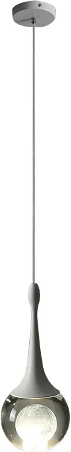 Audara-4-inch Crystal Pendant Light, A Decorative Bedside Lamp in Bohemian and European Minimalist Styles, Suitable for Bedrooms, Hotel Rooms, Entryways, Kitchen Islands, and Other Settings.
