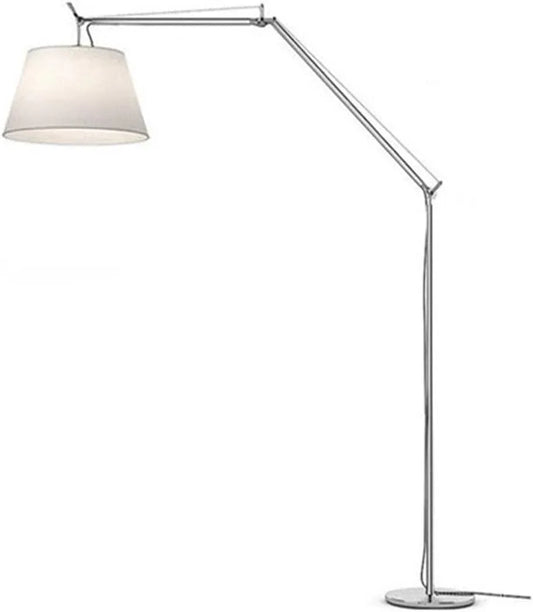 Audara-Creative Adjustable Cantilever Aluminum Floor Lamp 3 Color Dimming E26 Study Office Standing Lamp Showroom Farmhouse B&B Torchiere Restaurant Bedroom Lighting Fixture