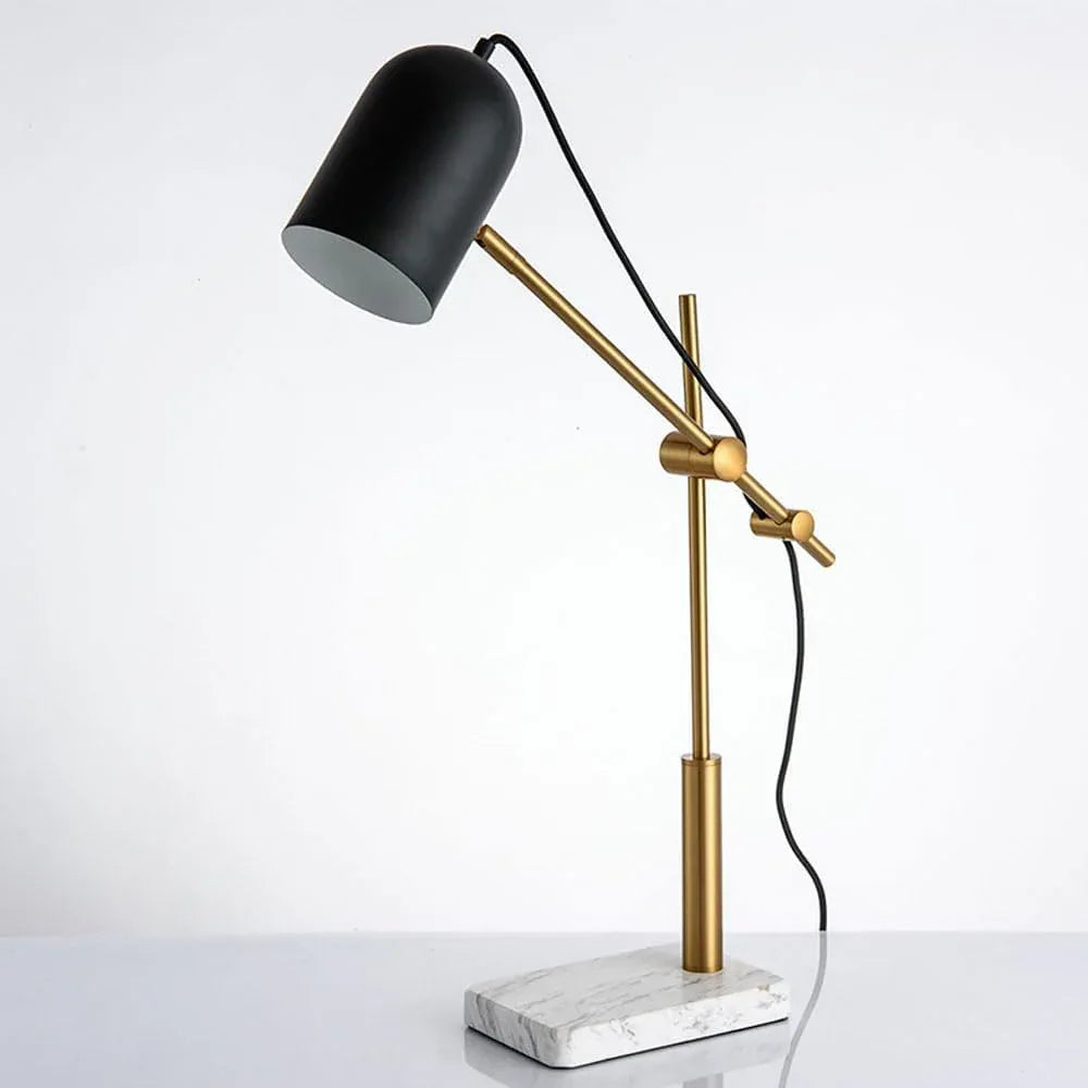 Audara-Luxury Simple Office Hotel Treasury Desk Light Postmodern Creative Marble Desk Lamp Dormitory Apartment Studio Table Lamp Club Mall Hotel Front Desk Model Room Backdrop Lighting Fixture