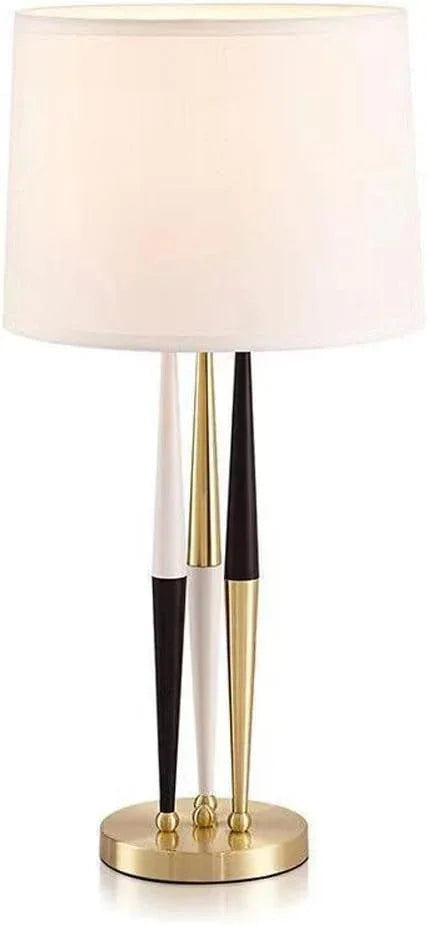 Audara-Postmodern Designer Model Living Room Bedroom Bedside Desk Light Simple Fashion Fabric Metal Desk Lamp B&B Restaurant Coffee Shop Mall Front Desk Lighting Fixture Tea House Study Room Table Lamp