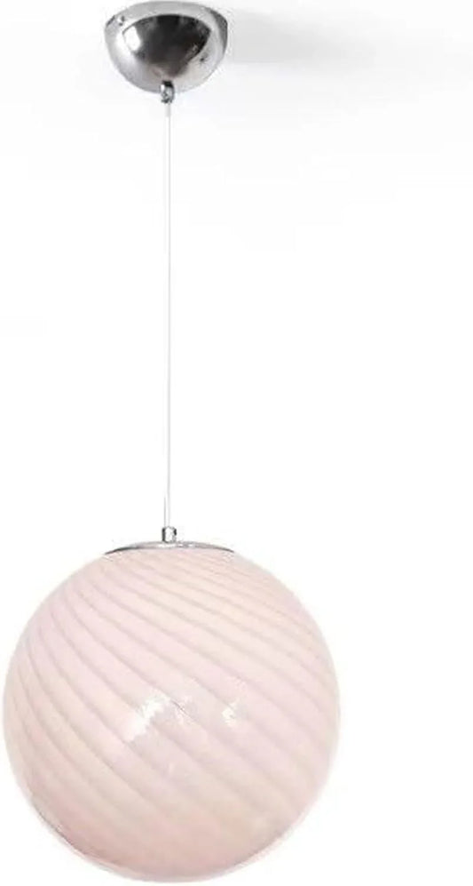 Audara-Lollipop-shaped Glass Chandelier With A Chrome-plated Base,3-color Adjustable Decorative Lighting, Blending Bohemian, Italian, Southeast Asian,Modern Minimalist,And Cute Styles (light pink, 15.75)