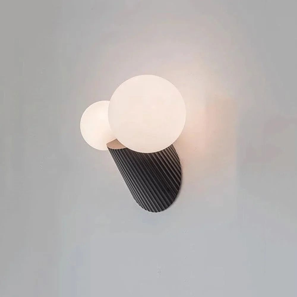 Audara-Antique Simple Wall Lamp Scandinavian Cream Wind Bedroom Wall Lights Children's Room Study Room Bedside Sconces New Creative Resin Mounted Lighting Fixture Dark