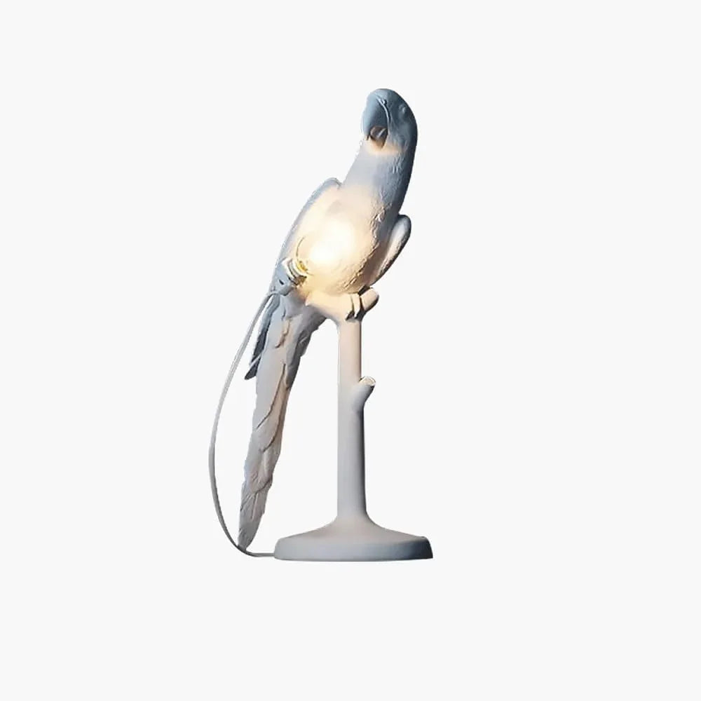 Audara-Scandinavian Creative Parrot Resin Desk Light Simple Bedroom Bedside Living Room Desk Lamp Cupboard Study Teahouse Table Lamp Clubhouse Villa Restaurant Coffee Shop Lighting Fixture
