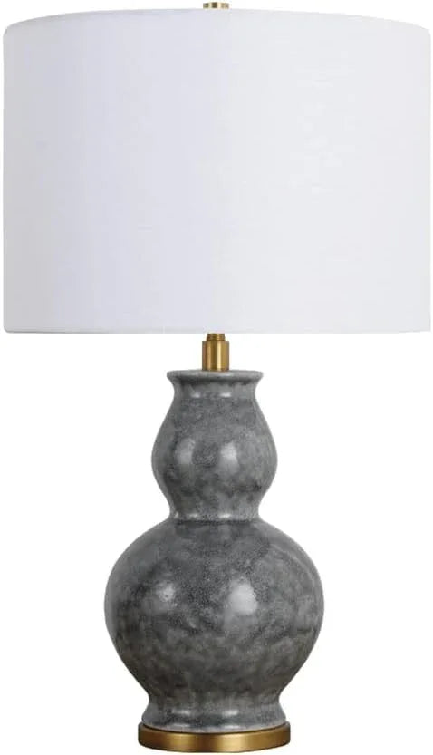 Audara-New Chinese Creative Gourd Shaped Ceramic Desk Light Luxury Living Room Office Study Desk Lamp Bedroom Apartment Coffee Shop Table Lamp Villa Farmhouse Cafe Club Lighting Fixture