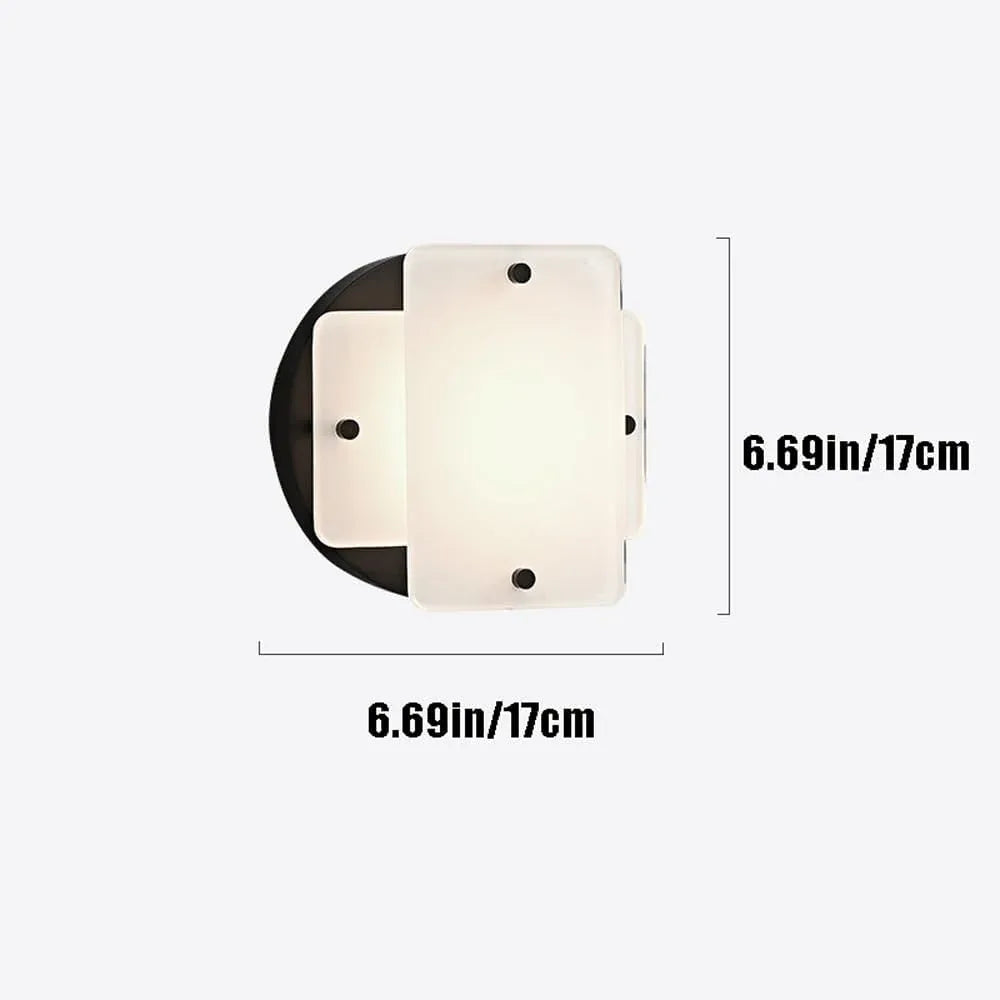 Audara-Eye-Care Italian Simple Wall Lamp Bedroom Bedside Wall Background Wall Lights Living Room Acrylic Metal Sconces Staircase Aisle LED Mounted Lighting Fixture