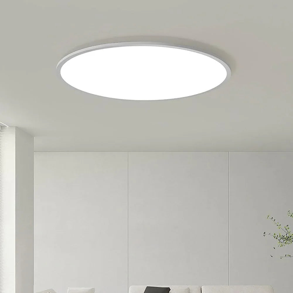 Audara-Minimalist Ultra-thin Round Ceiling Lampled High-grade Room Study Bedroom Eye Protection Ceiling Light Living Room Dining Room Balcony Variable Light Ceiling Fixtures LED Embedded Ceiling Lighting
