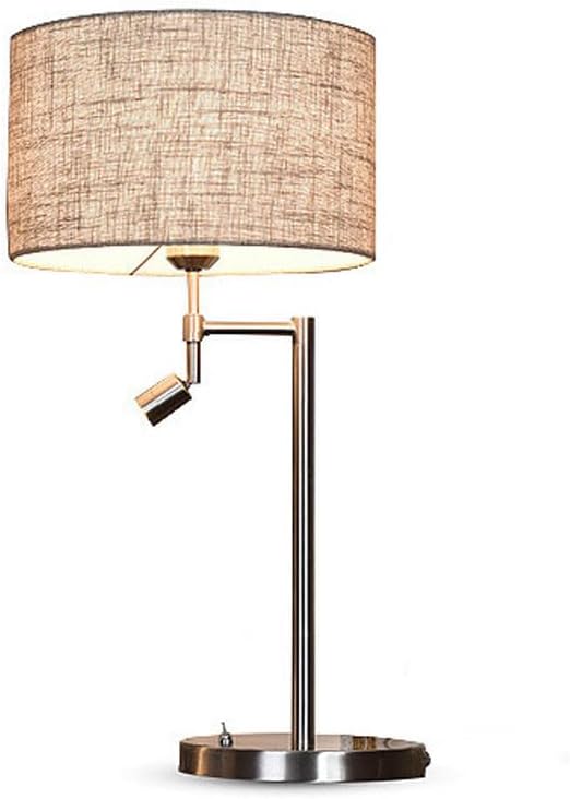 Audara-American Creative Bedroom Bedside Living Room Desk Light Fashion Warm Cloth Metal Desk Lamp Warehouse Study Office Table Lamp Coffee Shop Restaurant Decoration Lighting Fixture