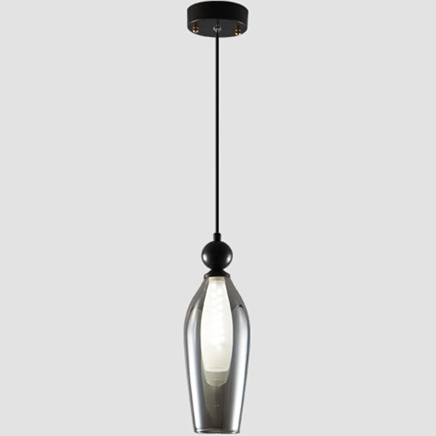 Audara-Small Glass Pendant Lights for Bedrooms, Featuring A Minimalist Modern Style That Cleverly Blends Bohemian and Wabi-sabi Aesthetics. Suitable for Dining Rooms, Living Rooms, Entryways, Etc
